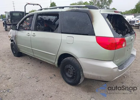 2009 Toyota Sienna Le z USA, uszkodzony, nr VIN 5TDZK23C19S248156